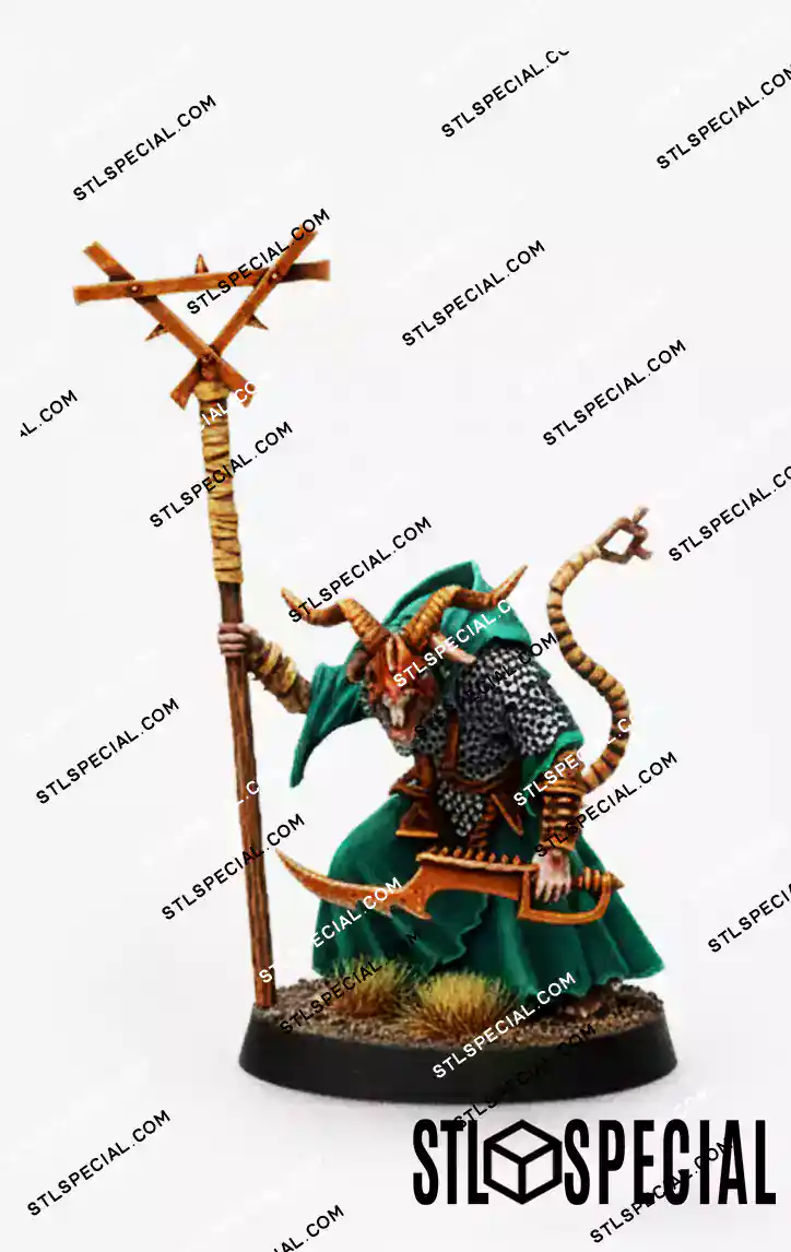 Skaven Grey Seers Ritual Council STL Miniature Set - Image 5