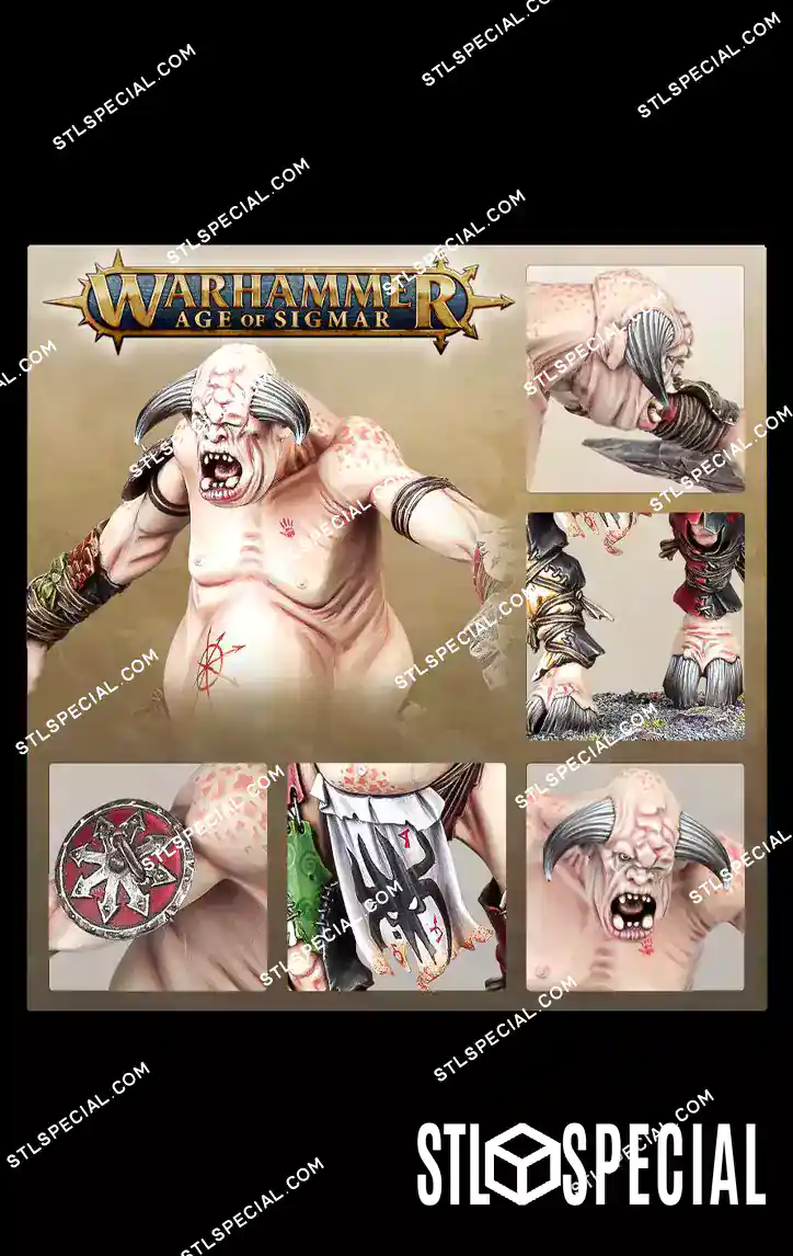 Spearhead: Sons of Behemat Mancrusher Gargants STL Army Pack - Image 9