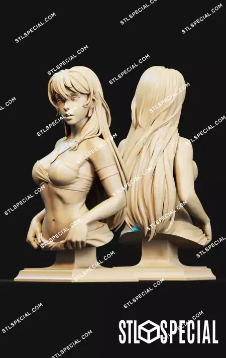 Kida Bust STL 3D Printable