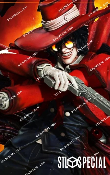 Hellsing Alucard STL 3D Model