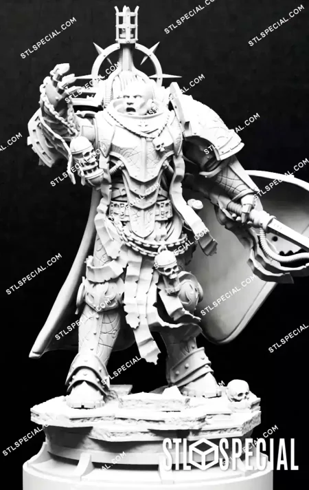 The Book Knight Grimdark Paladin STL Model