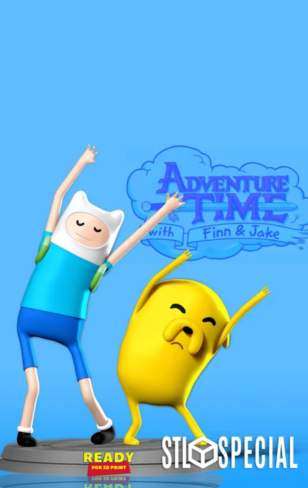 Adventure Time with Finn and Jake 3D Print STL Files