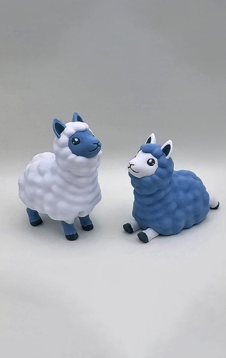 Flexi Baby Llama STL Special & 3MF File - Image 2