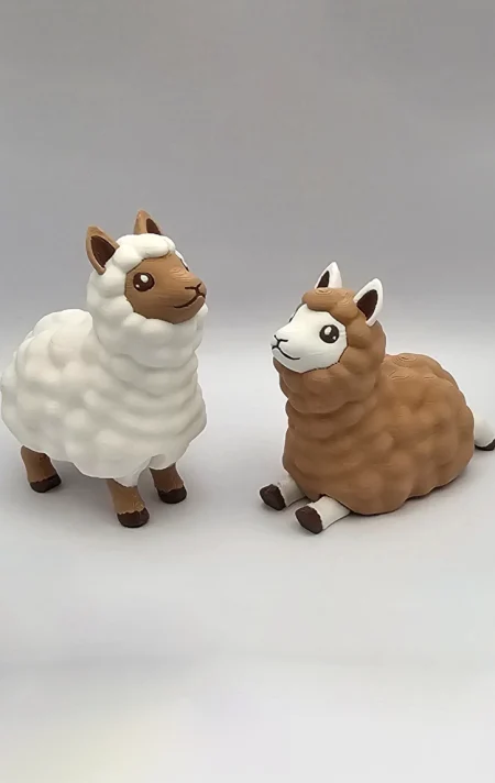 Flexi Baby Llama STL Special & 3MF File