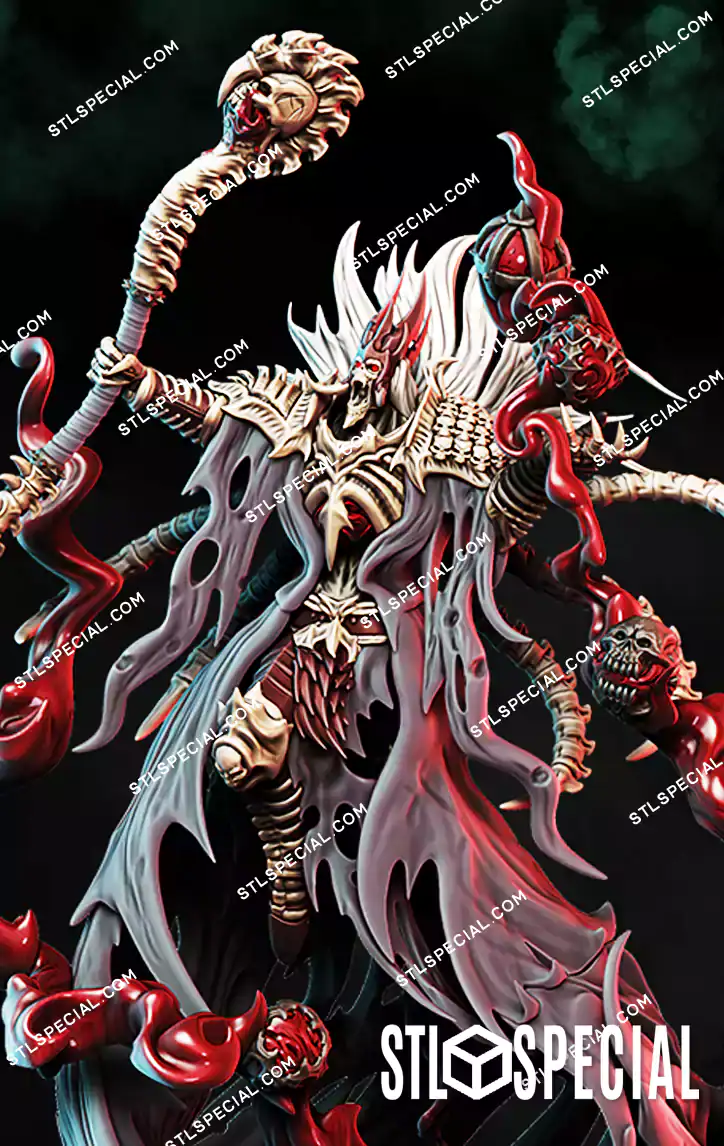 Lotharius, God of Ruination STL 3D Printable - Image 4
