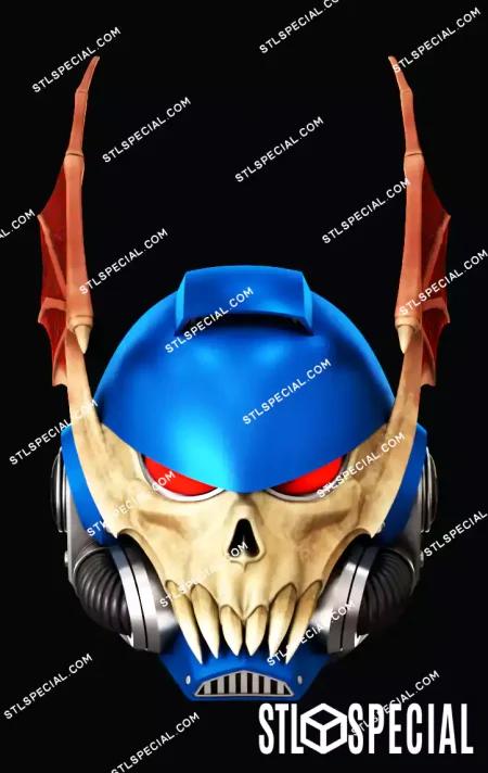 Heretic Astartes Helmet STL and 3MF