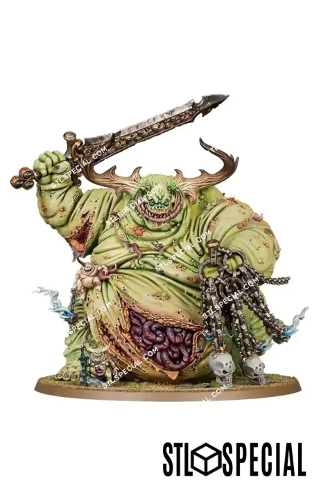 Great Unclean One Nurgle STL Model