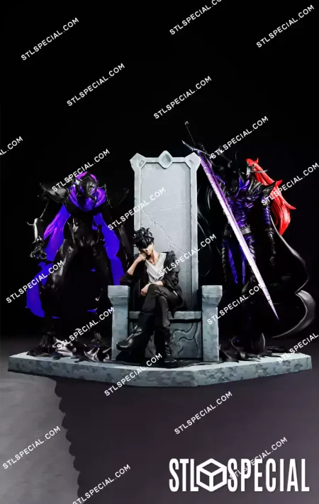 Solo Leveling Diorama STL 3D Model