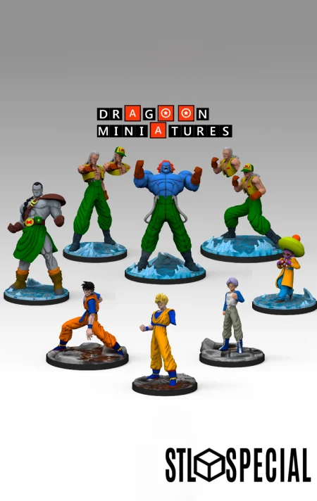 Dragon Ball Miniatures Tabletop Games - DBZ - Android Saga Part 3 STL