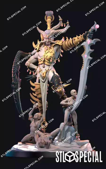 Lust Exalted Herald STL 3D Model