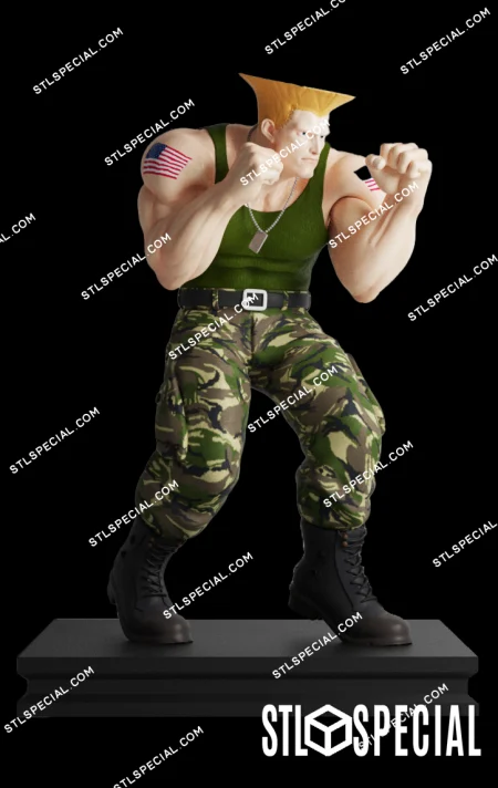 Guile STL Special Files and 3D Model