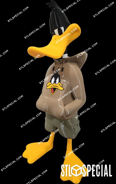 Daffy Duck Chillin STL 3D Model