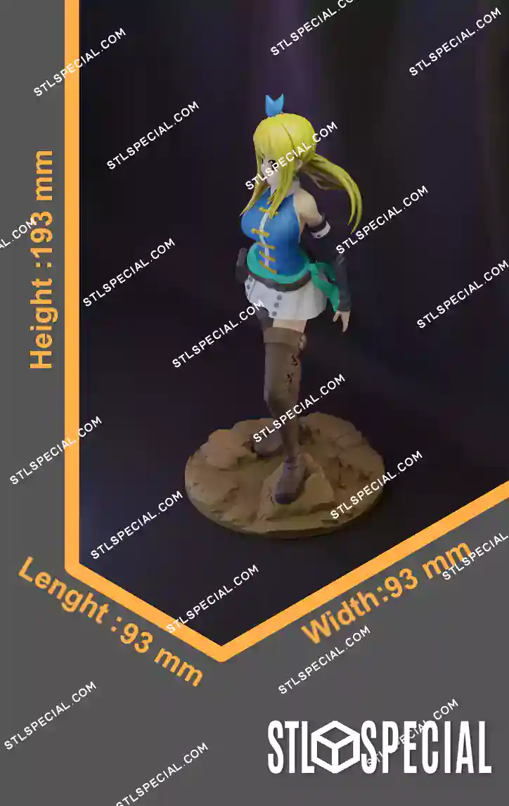 Lucy Heartfilia (Fairy Tail) 3D Print STL Files - Image 2