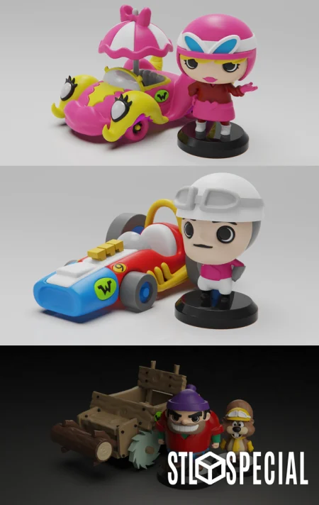 Wacky Races STL Pack 2
