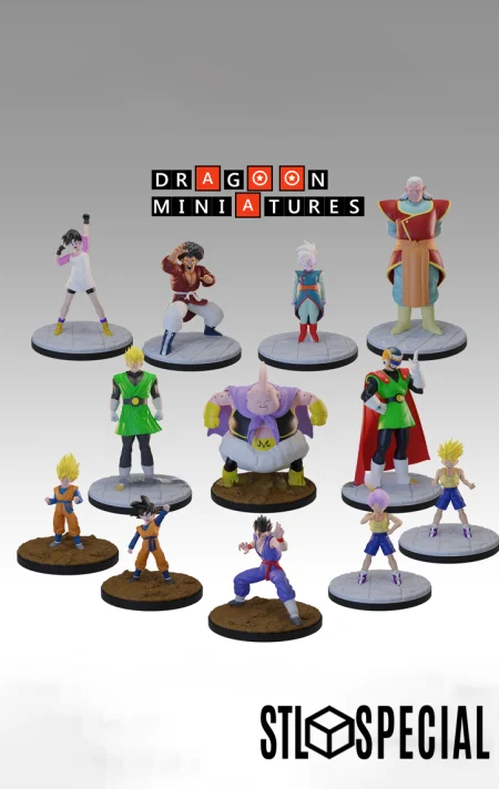 Dragon Ball Miniatures - Buu Saga Part 2 STL
