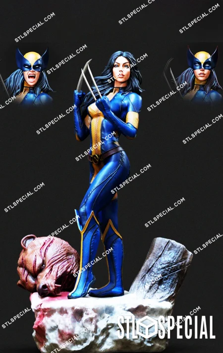 X-23 STL 3D Model