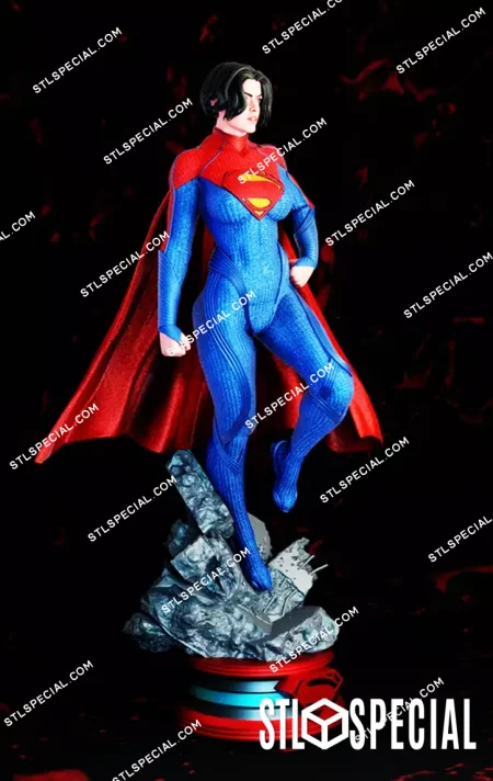 Supergirl Sasha Calle STL 3D Model