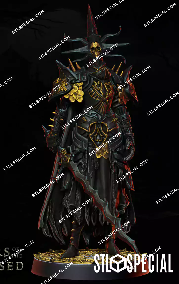 Sorrowful Wraith 5 Pose STL 3D Model