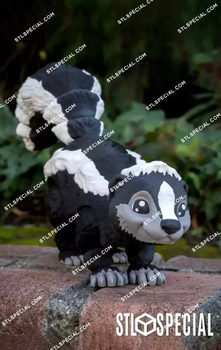 Flexi Skunk STL and 3MF Model