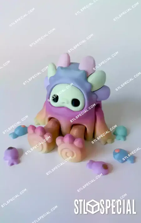 Woobu Upa Articulated STL and 3MF