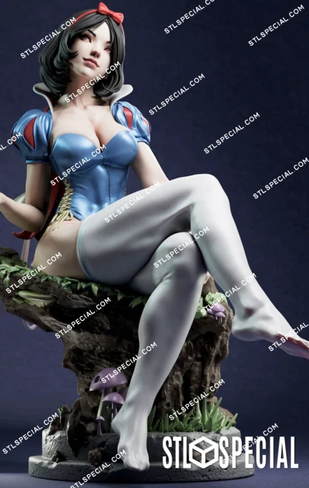 Snow White STL 3D Model