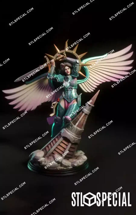 Saint Celestine Living Saint STL 3D Model