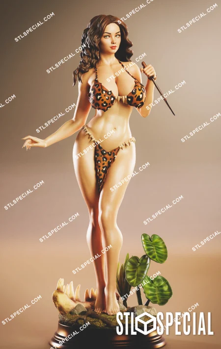 Cavewoman - Meriem Cooper STL 3D Model