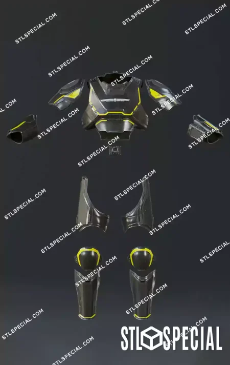Helldivers 2 – B-01 Tactical Armor STL Files