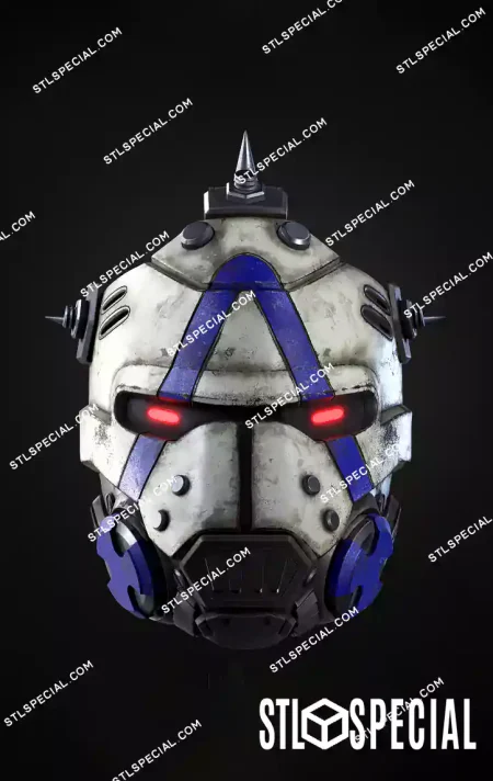 Borderlands 4 Psycho Mask Iconic Vault Psycho Helmet STL