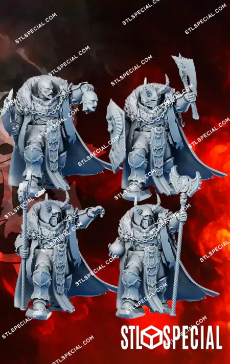 Gorr the First Traitor Chaos Champion STL