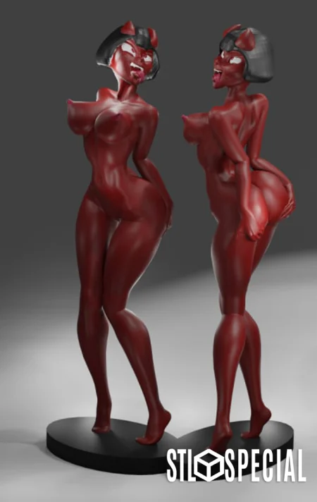 Succubus Sexy Red 3D Print STL Files