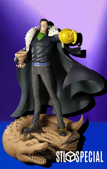 One Piece Crocodile STL Special File