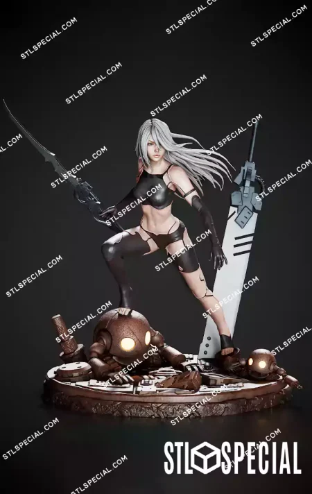A2 3D Printable Figure STL Model