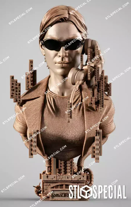 Trinity Portrait Bust 3D Printable STL
