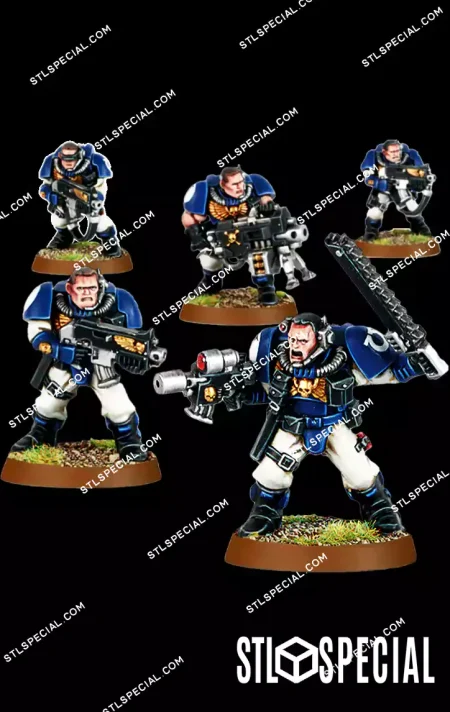 Space Marine Scouts old STL Model