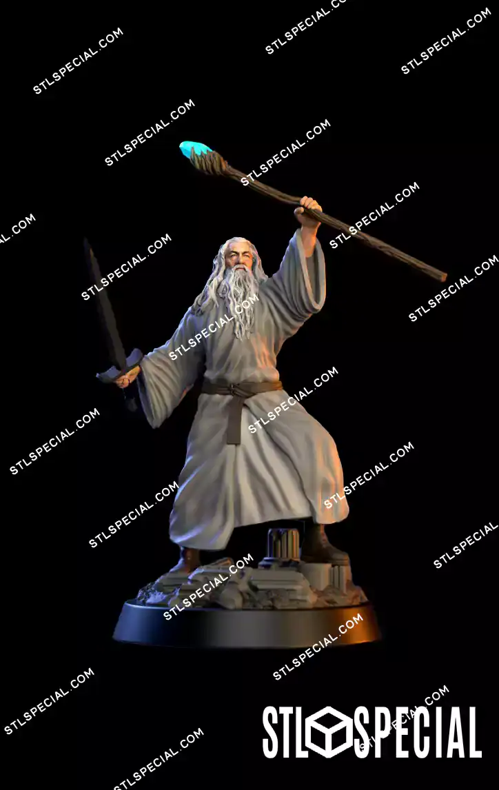Middle earth Legends Miniature STL 3D Model - Image 3