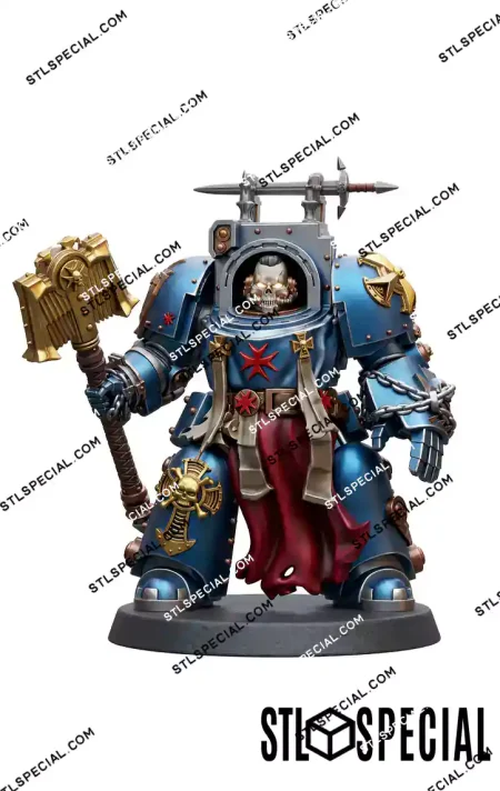 Chaplain Grigoris STL Files 3D Print