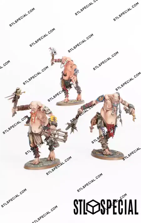Spearhead: Sons of Behemat Mancrusher Gargants STL Army Pack