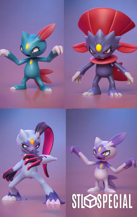 Sneasel Evolution Pack STL