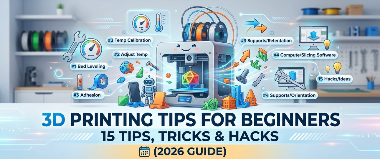 3D Printing Tips for Beginners 15 Tips, Tricks & Hacks (2026 Guide)