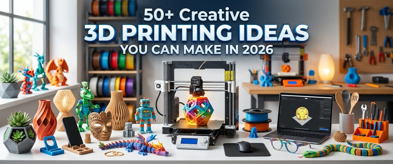50+ Creative 3D Printing Ideas You Can Make in 2026