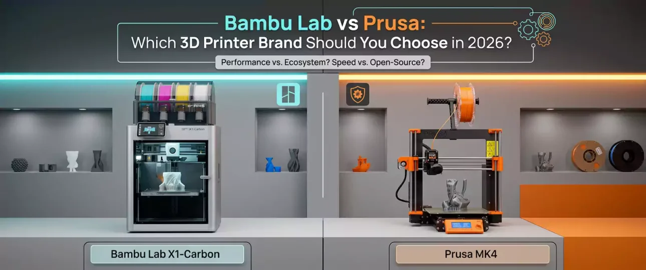 Bambu Lab vs Prusa Which 3D Printer Brand Should You Choose in 2026
