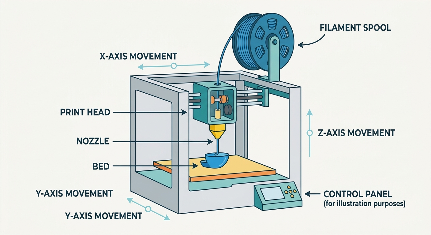How Does a 3D Printer Work